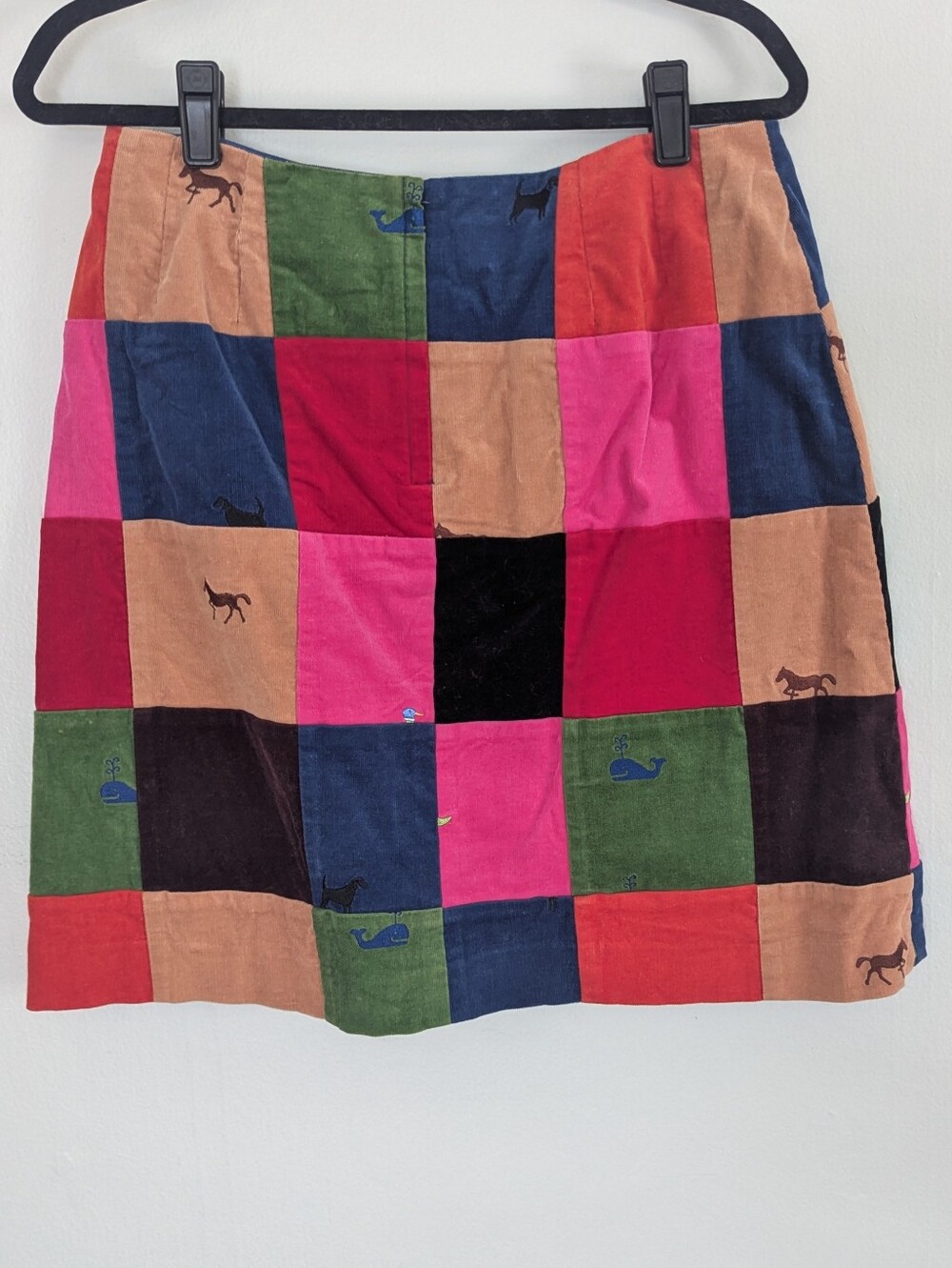 Lilly Pulitzer patchwork embroidered skirt sz 8 - Picture 2 of 6